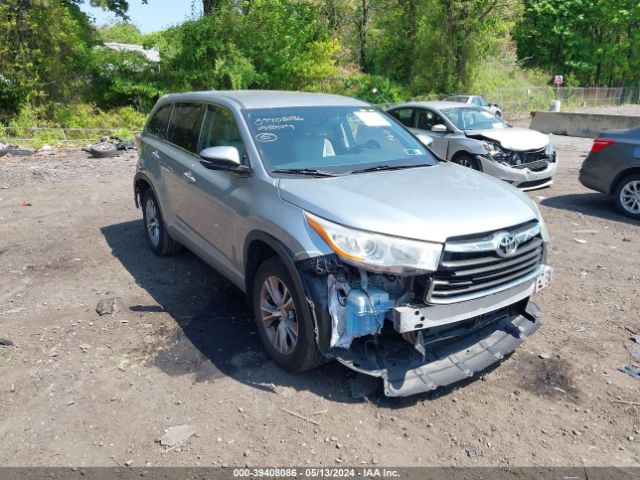 TOYOTA HIGHLANDER 2015 5tdbkrfh3fs224017