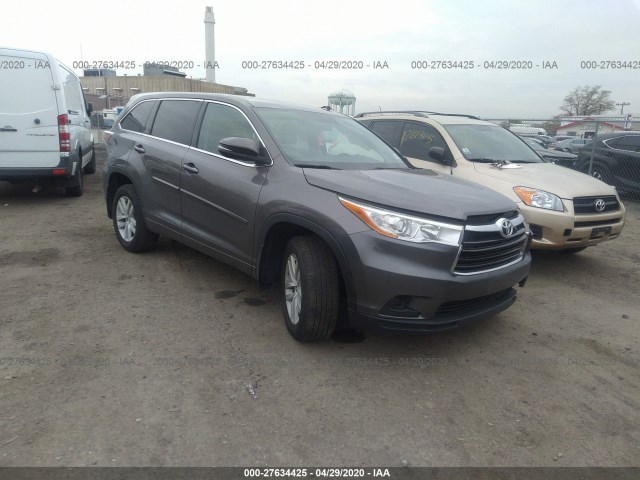 TOYOTA HIGHLANDER 2016 5tdbkrfh3gs268732