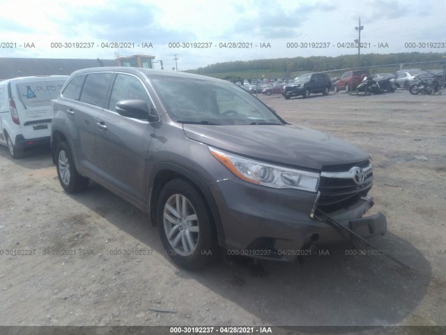 TOYOTA HIGHLANDER 2014 5tdbkrfh4es056385