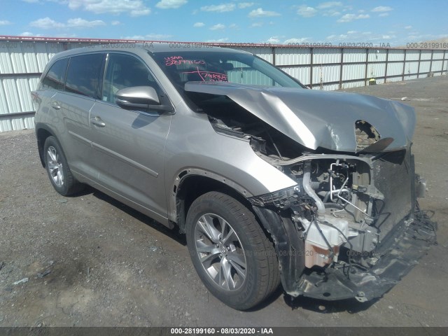 TOYOTA HIGHLANDER 2015 5tdbkrfh4fs100869