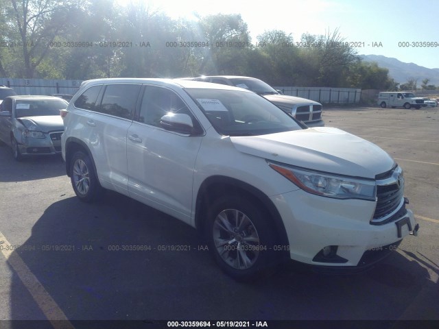 TOYOTA HIGHLANDER 2015 5tdbkrfh4fs105778