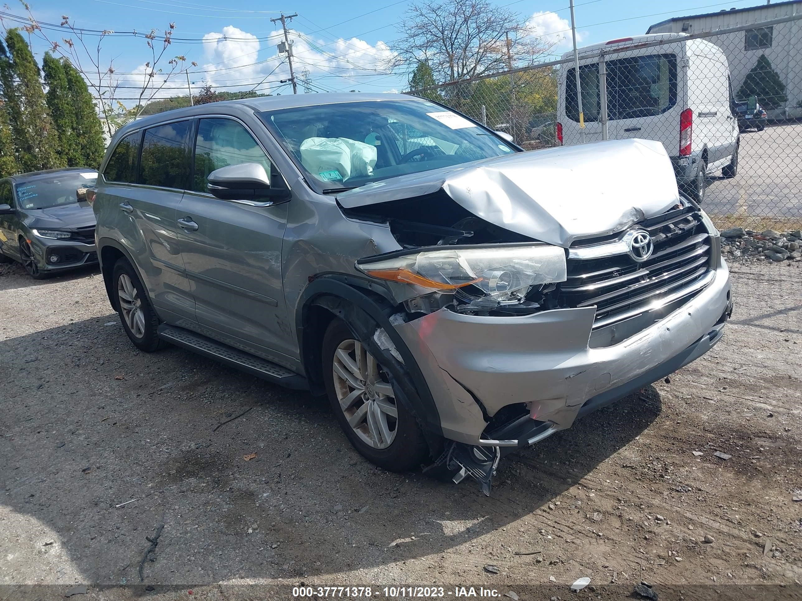 TOYOTA HIGHLANDER 2015 5tdbkrfh4fs124959