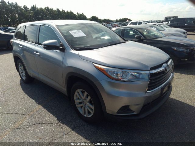 TOYOTA HIGHLANDER 2015 5tdbkrfh4fs223782