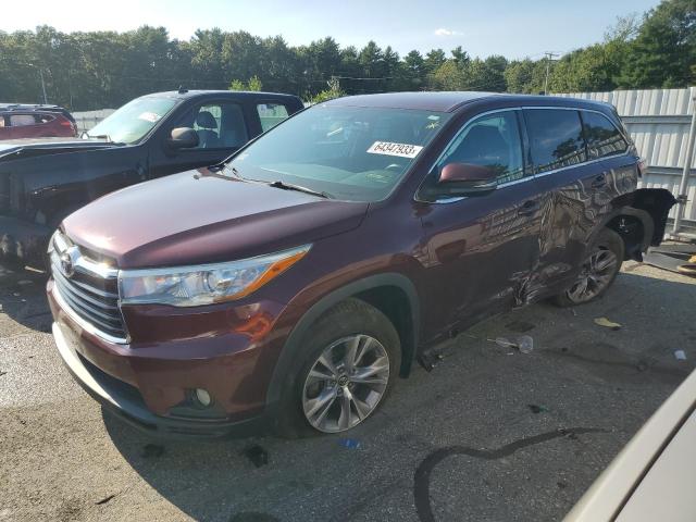 TOYOTA HIGHLANDER 2016 5tdbkrfh4gs261952