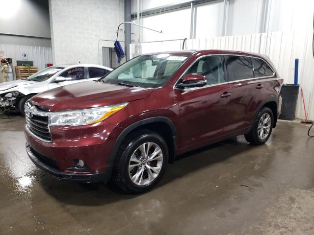 TOYOTA HIGHLANDER 2016 5tdbkrfh4gs342658