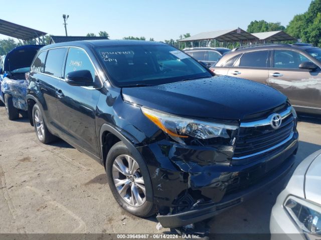 TOYOTA HIGHLANDER 2016 5tdbkrfh4gs348122