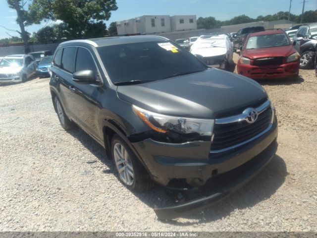 TOYOTA HIGHLANDER 2014 5tdbkrfh5es022858