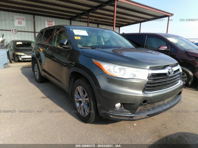 TOYOTA HIGHLANDER 2014 5tdbkrfh5es064110