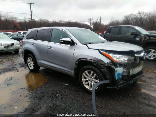 TOYOTA HIGHLANDER 2014 5tdbkrfh5es071008