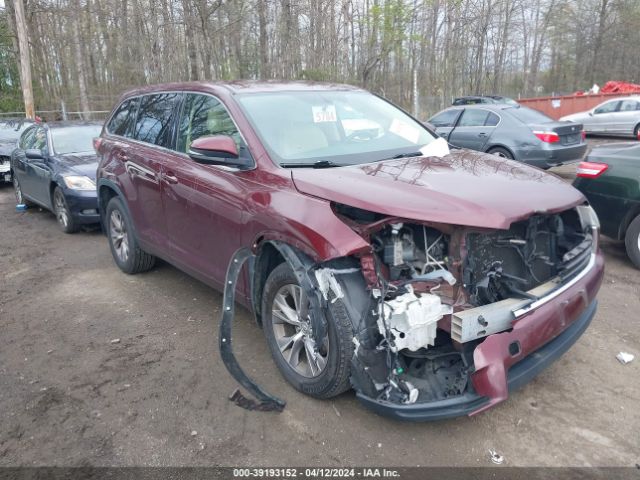 TOYOTA HIGHLANDER 2015 5tdbkrfh5fs129166