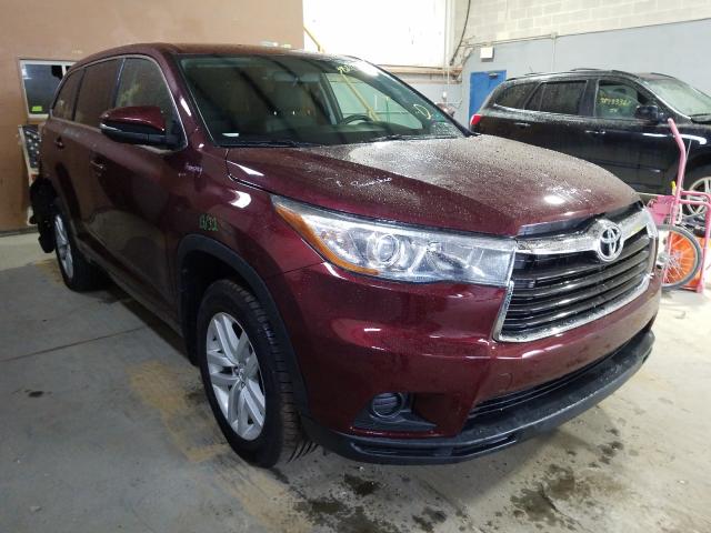 TOYOTA HIGHLANDER 2015 5tdbkrfh5fs151930