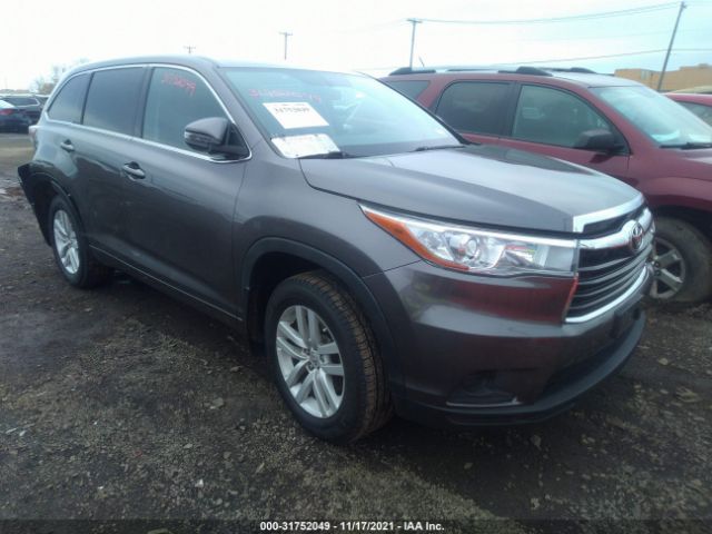 TOYOTA HIGHLANDER 2015 5tdbkrfh5fs206442