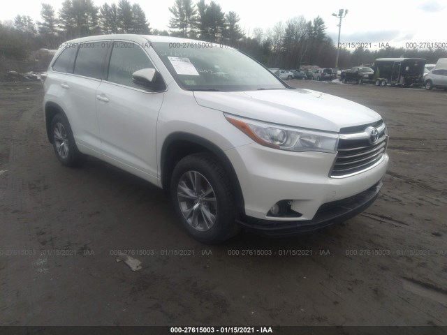 TOYOTA HIGHLANDER 2015 5tdbkrfh5fs215500