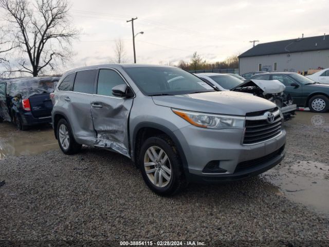 TOYOTA HIGHLANDER 2016 5tdbkrfh5gs316537