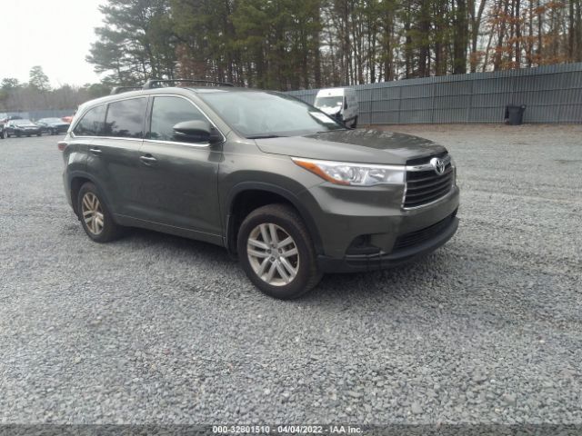 TOYOTA HIGHLANDER 2015 5tdbkrfh6fs097960