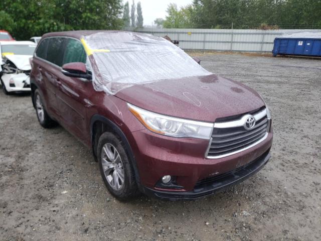 TOYOTA HIGHLANDER 2015 5tdbkrfh6fs164959