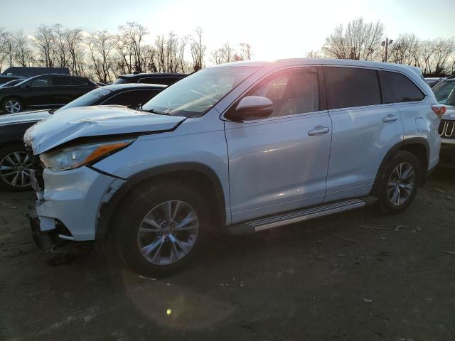 TOYOTA HIGHLANDER 2015 5tdbkrfh6fs215151