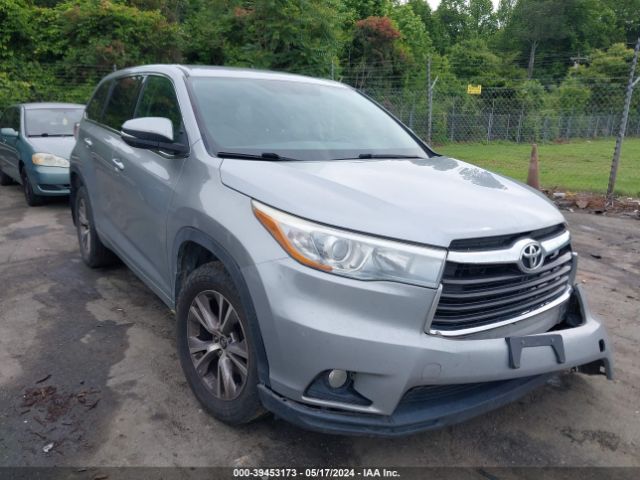 TOYOTA HIGHLANDER 2016 5tdbkrfh6gs284892