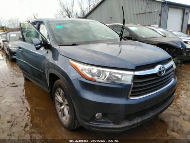 TOYOTA HIGHLANDER 2016 5tdbkrfh6gs337588