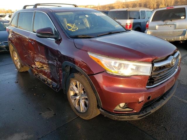 TOYOTA HIGHLANDER 2014 5tdbkrfh7es009979