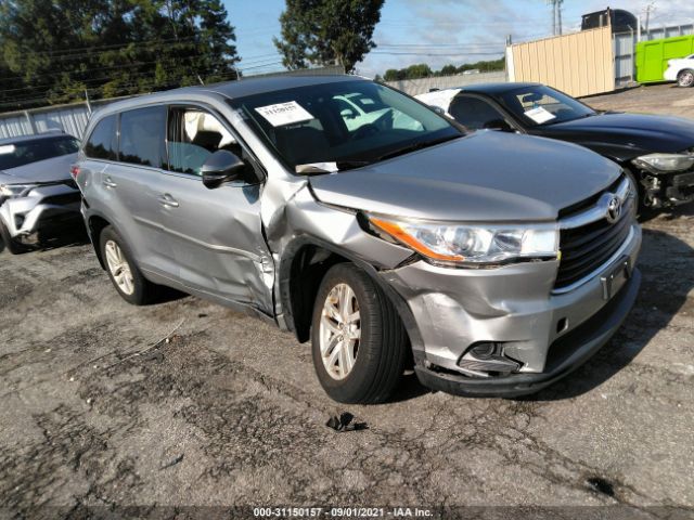 TOYOTA HIGHLANDER 2014 5tdbkrfh7es010257