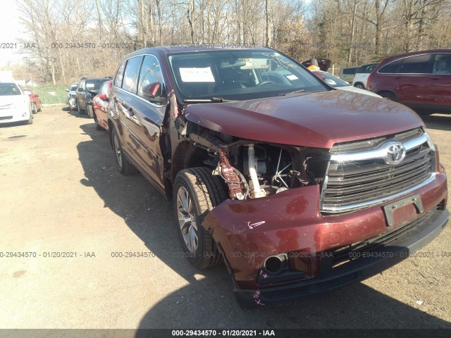 TOYOTA HIGHLANDER 2014 5tdbkrfh7es042819