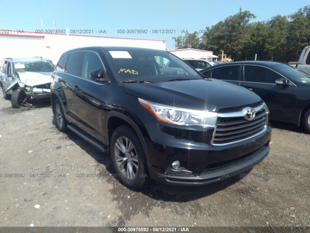 TOYOTA HIGHLANDER 2015 5tdbkrfh7fs091715