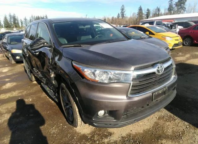 TOYOTA HIGHLANDER 2015 5tdbkrfh7fs112627