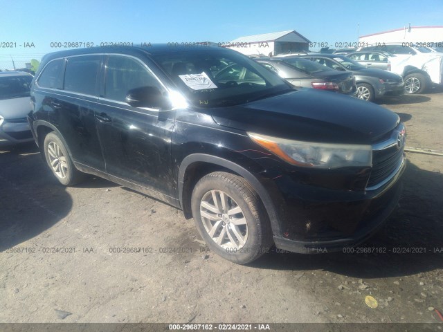 TOYOTA HIGHLANDER 2015 5tdbkrfh7fs142629