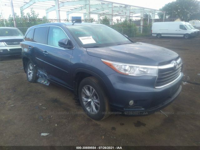 TOYOTA HIGHLANDER 2016 5tdbkrfh7gs225012