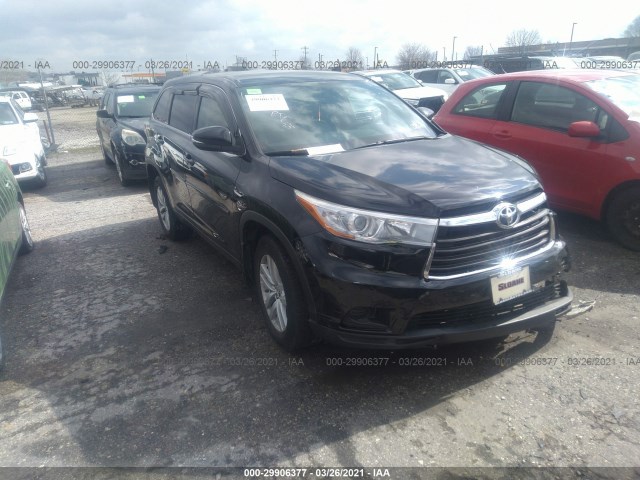 TOYOTA HIGHLANDER 2016 5tdbkrfh7gs315633