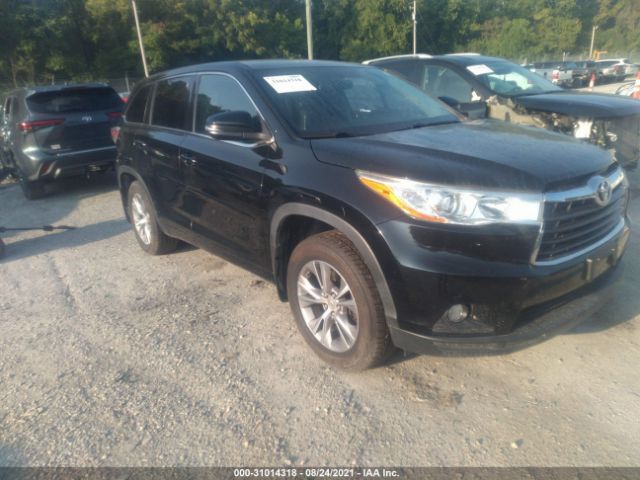 TOYOTA HIGHLANDER 2014 5tdbkrfh8es007285