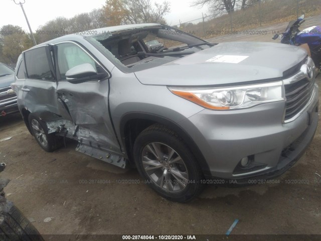 TOYOTA HIGHLANDER 2014 5tdbkrfh8es019338