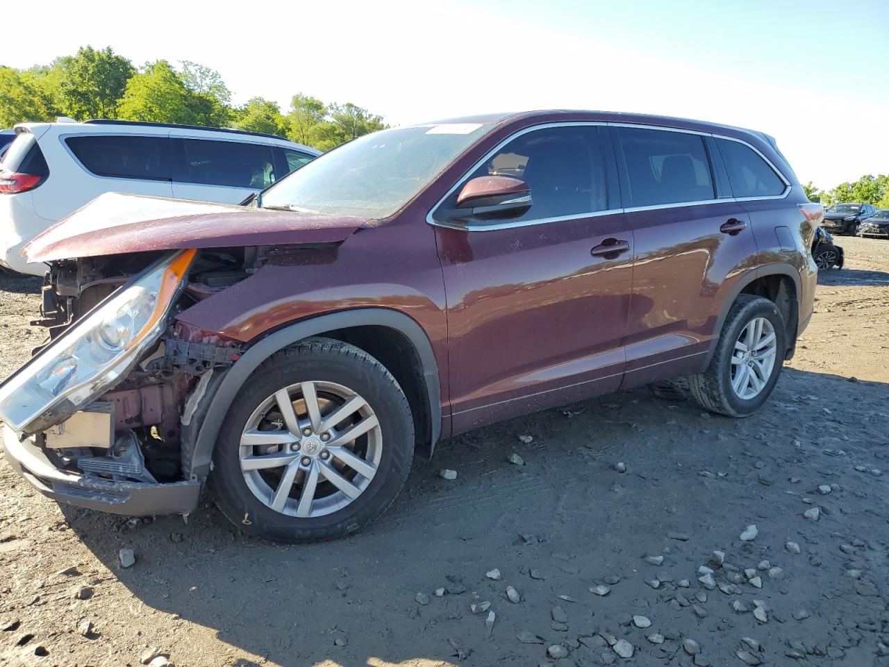 TOYOTA HIGHLANDER 2014 5tdbkrfh8es046152