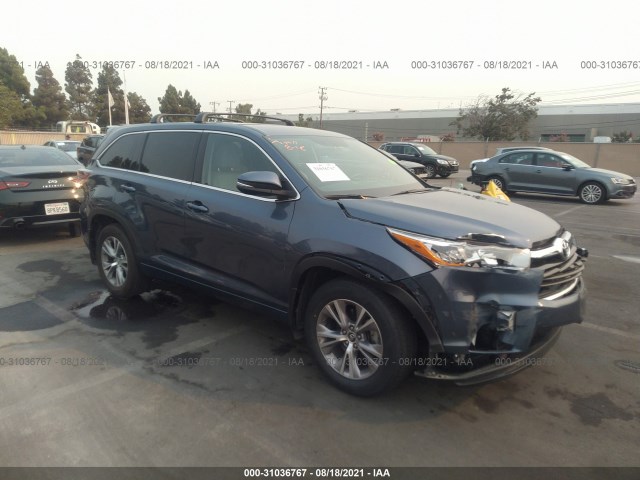 TOYOTA HIGHLANDER 2016 5tdbkrfh8gs322414