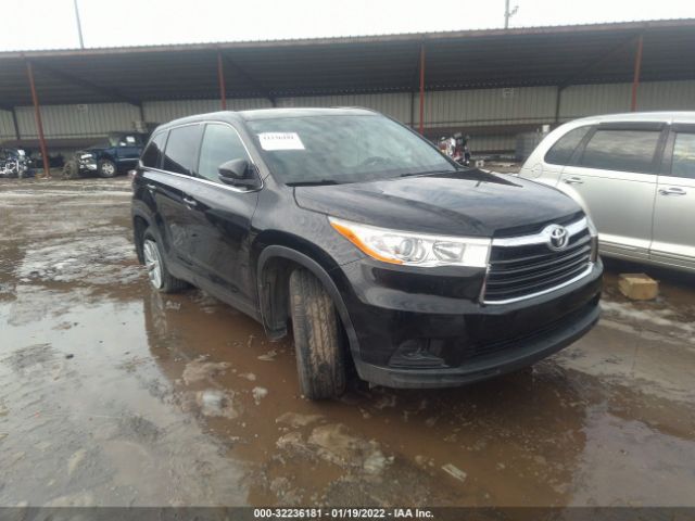 TOYOTA HIGHLANDER 2014 5tdbkrfh9es025536