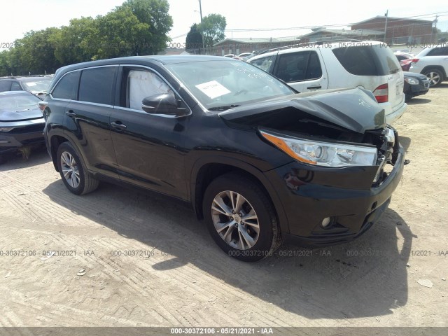 TOYOTA HIGHLANDER 2014 5tdbkrfh9es035788