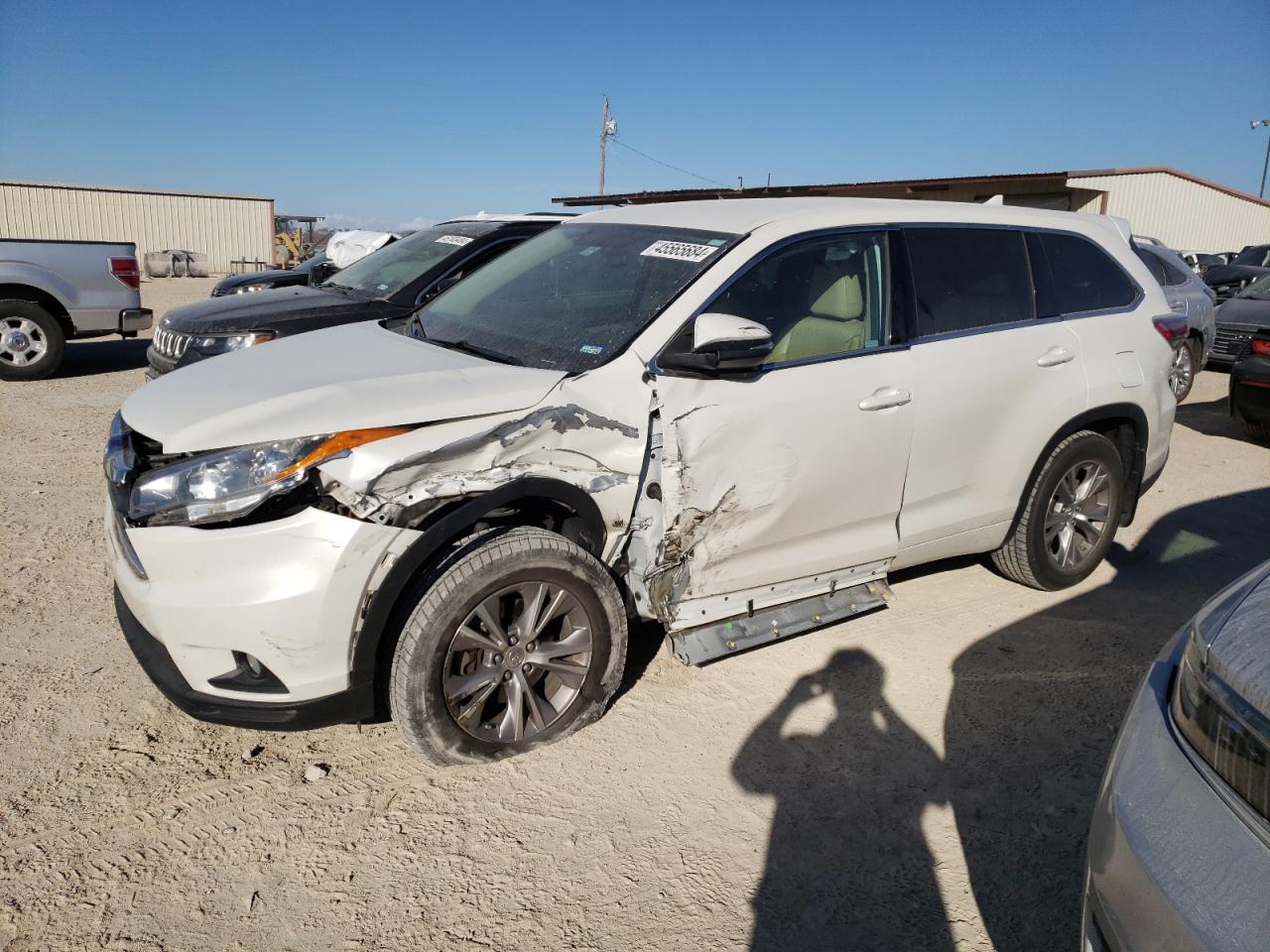 TOYOTA HIGHLANDER 2014 5tdbkrfh9es048119