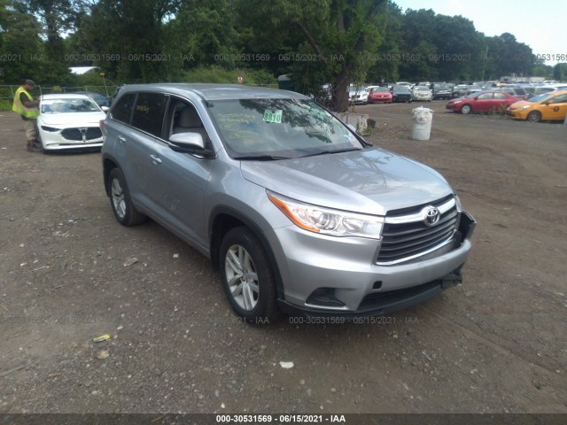 TOYOTA HIGHLANDER 2014 5tdbkrfh9es055426