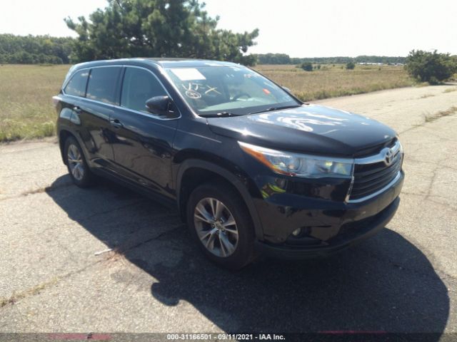 TOYOTA HIGHLANDER 2015 5tdbkrfh9fs097676