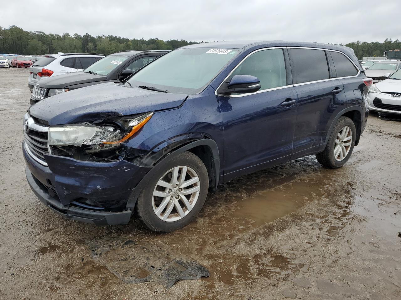 TOYOTA HIGHLANDER 2015 5tdbkrfh9fs174661