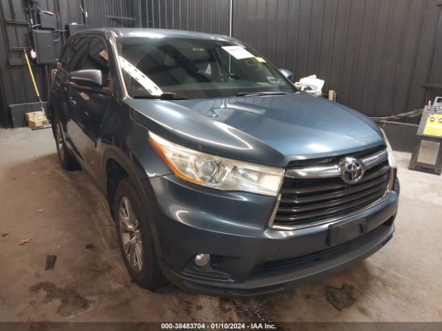 TOYOTA HIGHLANDER 2014 5tdbkrfhxes008888