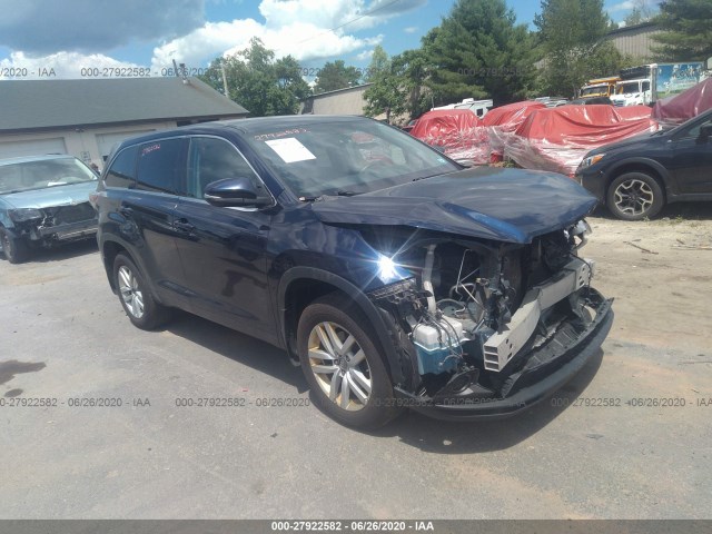 TOYOTA HIGHLANDER 2014 5tdbkrfhxes014173