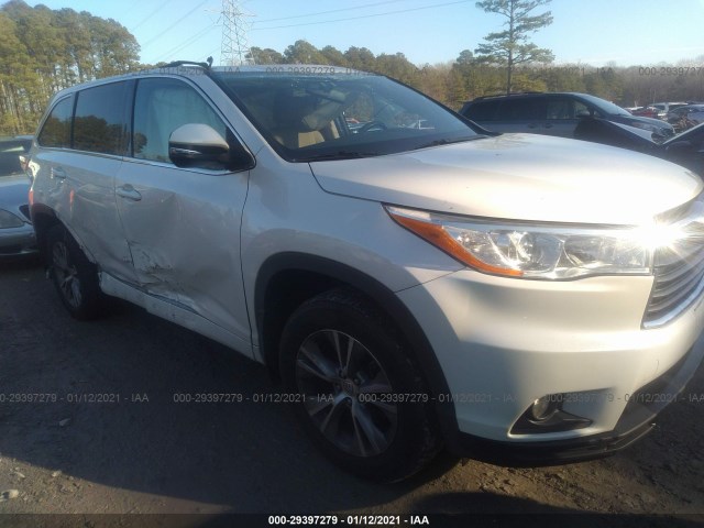 TOYOTA HIGHLANDER 2014 5tdbkrfhxes064085