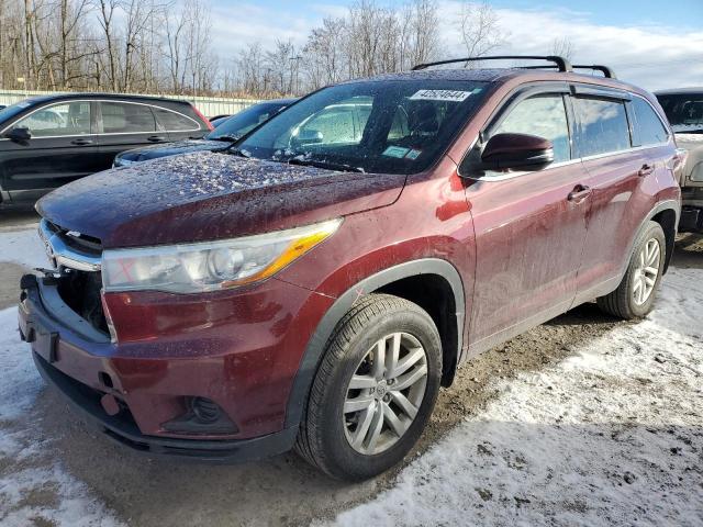 TOYOTA HIGHLANDER 2015 5tdbkrfhxfs181974