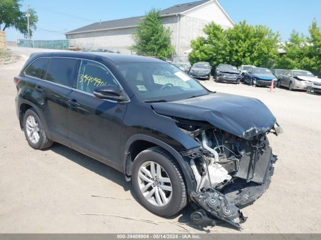 TOYOTA HIGHLANDER 2016 5tdbkrfhxgs257713