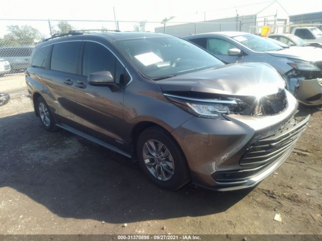 TOYOTA SIENNA 2021 5tdbrkec9ms010574