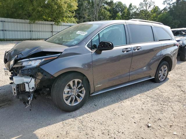 TOYOTA SIENNA LE 2021 5tdbrkec9ms013605