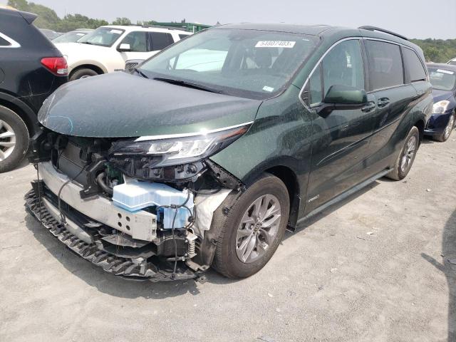 TOYOTA SIENNA LE 2021 5tdbrkecxms024659