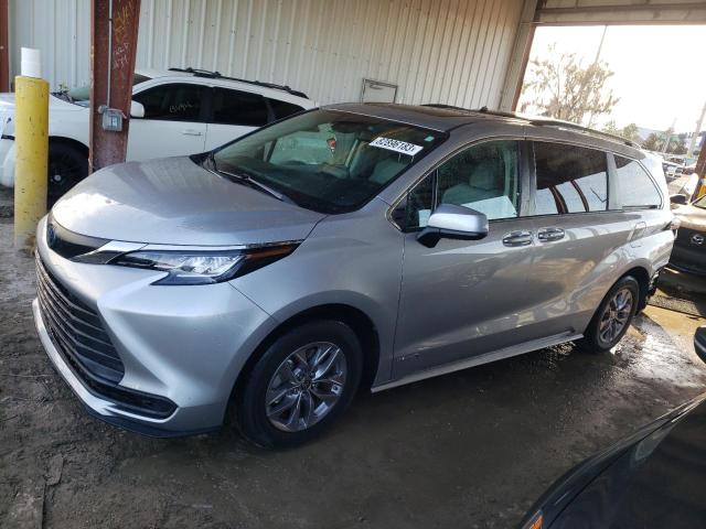 TOYOTA SIENNA LE 2021 5tdbrkecxms027061